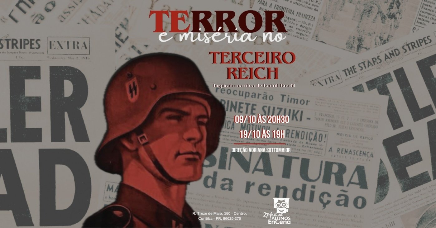 Terror e Miséria no Terceiro Reich estreia nesta quarta-feira em Curitiba