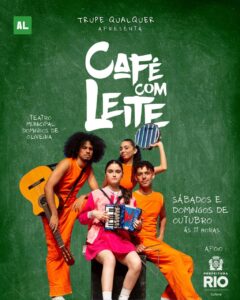 Espetáculo infantil “Café com Leite” estreia, dia 4 de outubro, no teatro do Planetário da Gávea