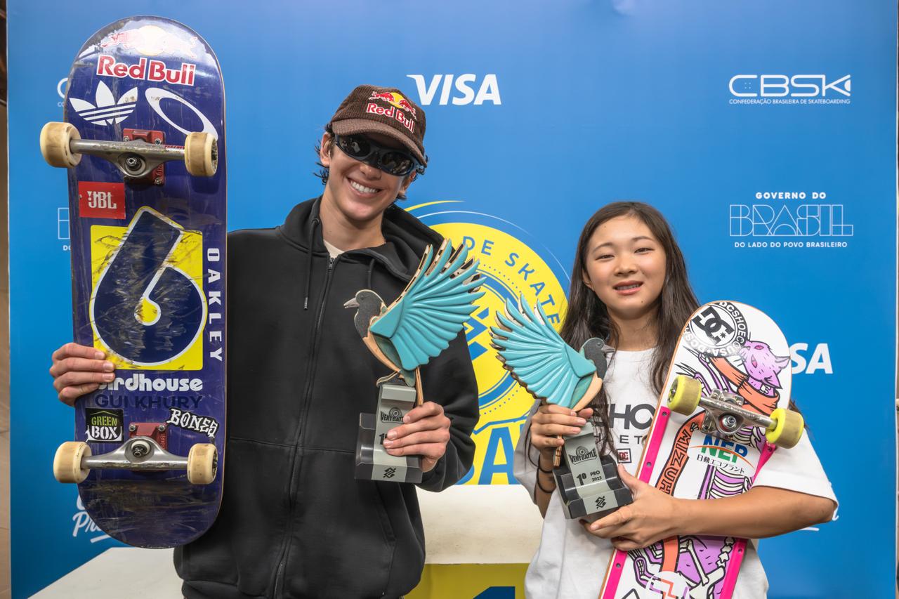 Gui Khury e Mizuho Hazegawa brilham e vencem a etapa de Curitiba do Vert Battle