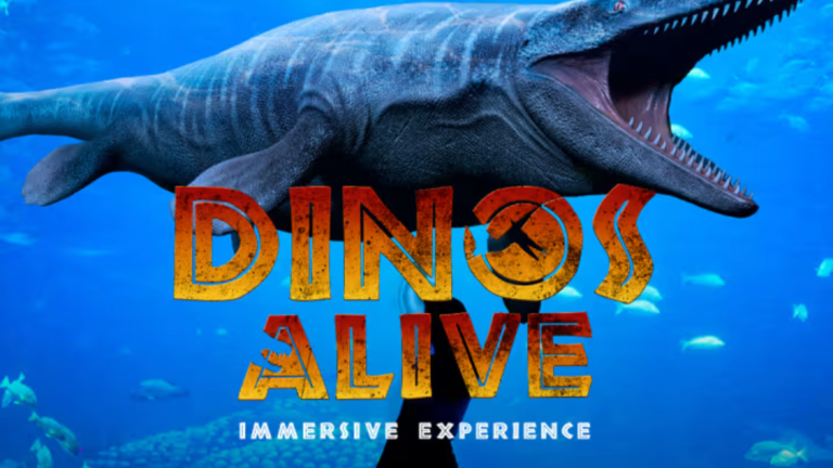 Dinos Alive: Exposição internacional com mais de 80 dinossauros em tamanho real estreia em Curitiba