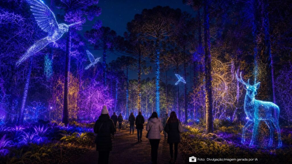 Prefeitura transforma o Passeio Público na casa do Inverno Encantado de Curitiba