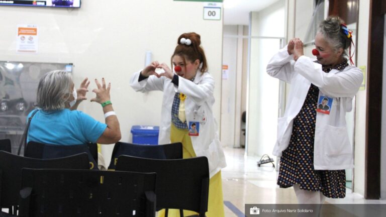Projeto de palhaçaria hospitalar atende quase 40 mil pessoas em unidades do SUS de Curitiba e Região